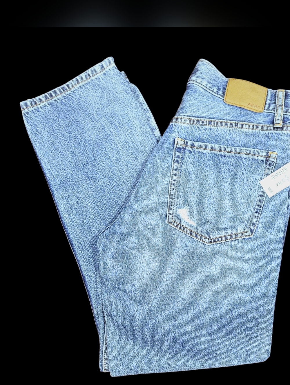 NWT Womens Aeropostale 90s Super High Rise Straight Leg Jeans Size 6